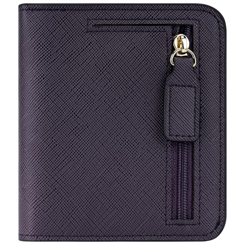 Image of Gostwo Small Wallet for Women, Slim Bifold Credit Card Holder, Compact RFID Blocking Cash Wallet, Billfolds Thin Leather Zipper Pocket, Mini Wallet Gift for Ladies Teen Girls Travel with ID Window