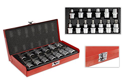 Vetrineinrete® Set bussole 13 pz impronta torx