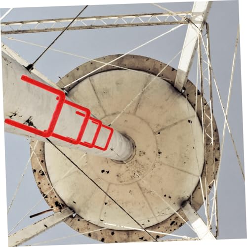 Escalera multiuso resistente de plástico y acero Alipis 2pcs miniatura 5