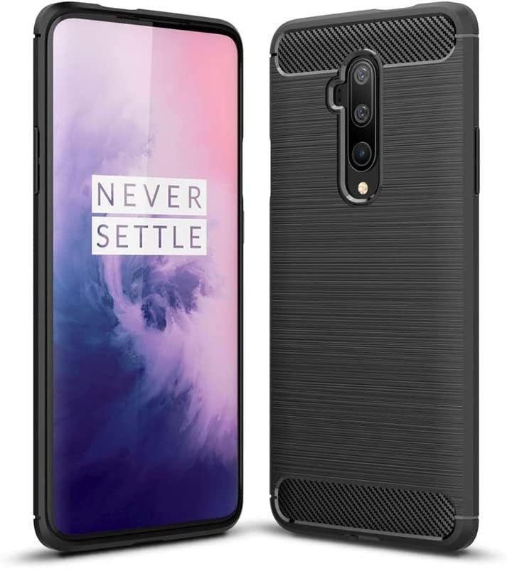 Image of Hybrid Carbon Fiber Back Case for OnePlus 7T Pro (Black)
