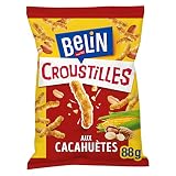 Belin - Croustilles aux Cacahuète - Texture Légère - Idéal pour l'Apéritif - 1 Sachet (88 g)