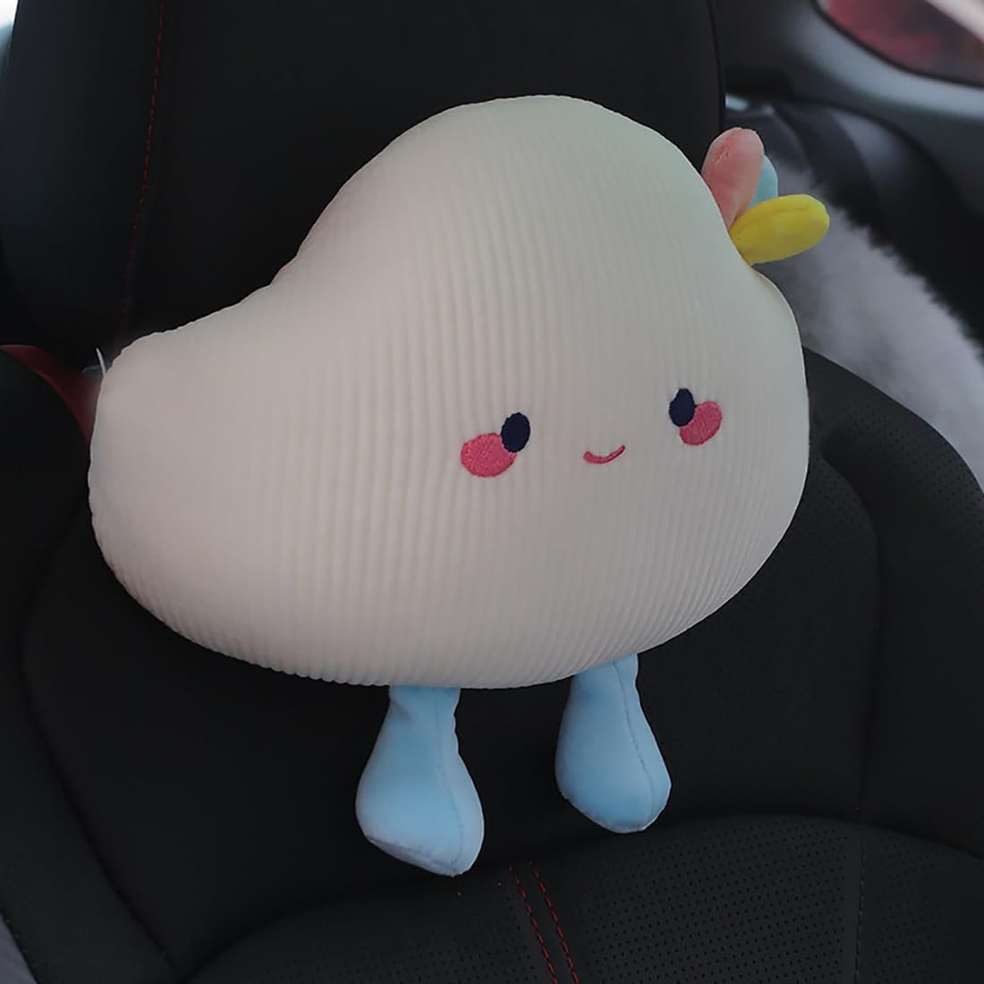 Bee Shaped Car Headrest Pillow Neck Rest Driver Seat Cushion 1 PCS- Neck Pillow