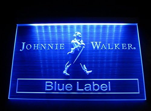 Johnnie Walker Blue Label LED Advertising Neon Sign Blue [Energy Class A+]