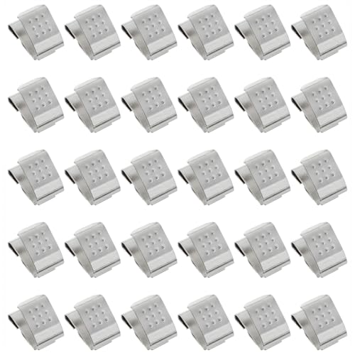 XZW 30PCS AA Battery Negative Electrode Spring Sheet Batteries Springs Batteries Holder Accessories Spring Steel Nickel Plating for DIY Battery Projects