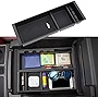 JDMCAR Center Console Organizer Compatible with Ford F150 Accessories 2023 2022 2021,Center Console Tray for F-150 Interior Accessories, Matte Black -(Full Console w/Bucket Seats ONLY)