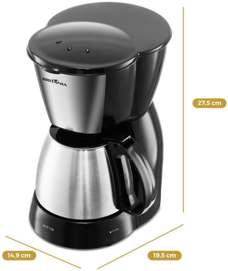 Cafeteira Britânia BCF19B: Review após 7 dias de uso prático