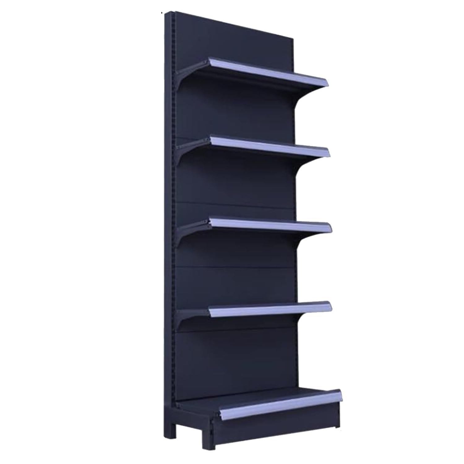 Large Supermarket Snack Display Shelf, Heavy Duty Chips Drinks Retail Storage Stand for Convenience Stores Department Stores, Market Shelving Unit Rack(120x42x165cm(47.2x16.5x65in))