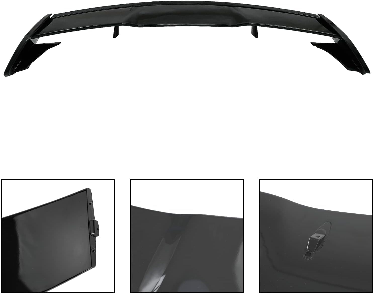 HARIN Auto Spoiler Posteriori per Peugeot 208 II/208 I/208 GT/e-208 P21 A9 CC CA 5-Door/3-Door 2012-2024, Anticorrosione AntiGraffio Spoiler Posteriori Alettone Accessori Auto,A/ABS