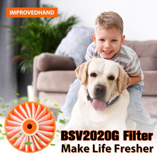 Image of Filter Replacement for Black & Decker Powerseries Extreme Cordless Stick Vacuum Cleaner Fit for BSVF1 BSV2020 BSV2020G and BSV2020P. Replace Part # N665227, #N858184, Compatible with Craftsman filters