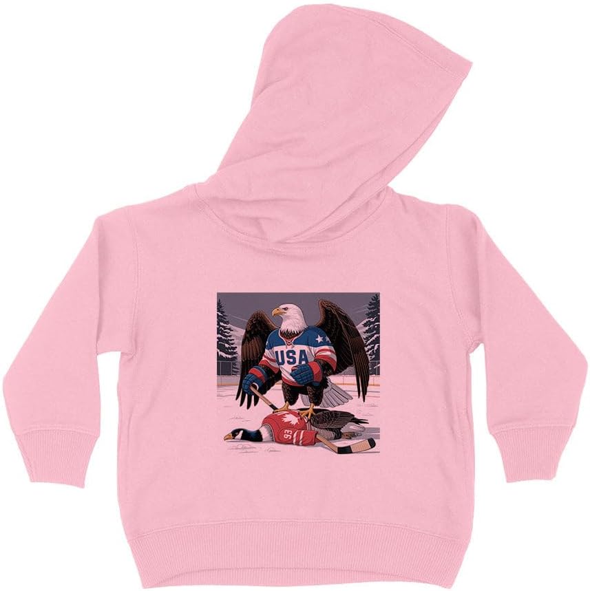 TeesAndTankYou USA Eagle Kids Hoodie Sweatshirt Toddler