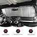 Windshield Sunshade Sun Shade Heat Shield Sun Visor Mat Compatible with Jeep Wrangler Rubicon Sahara TJ JK JKU 2 Door & 4 Door