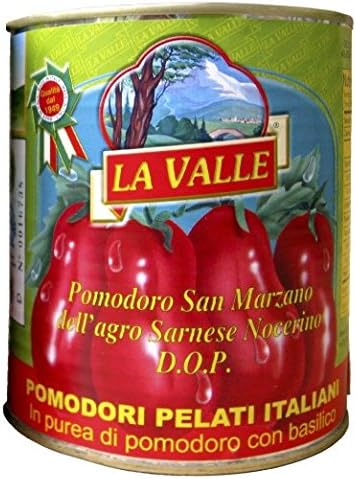 La Valle San Marzano D.O.P. Italian Peeled Tomatoes 6-pack of 28 oz cans