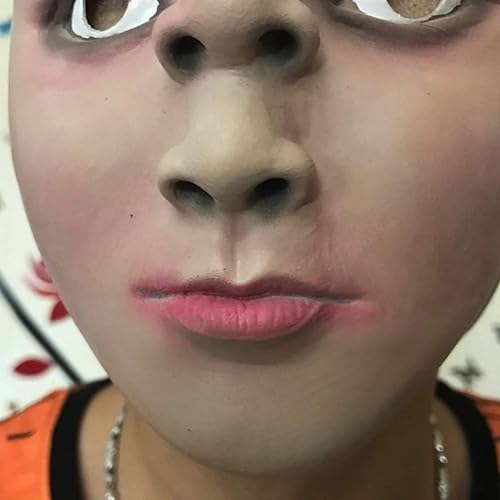 Miniatura 6 de ALXOY GHDLM - Máscara de látex de cuatro ojos para Halloween, máscara realista para disfraz de Halloween, fiesta de disfraces y accesorios de cosplay