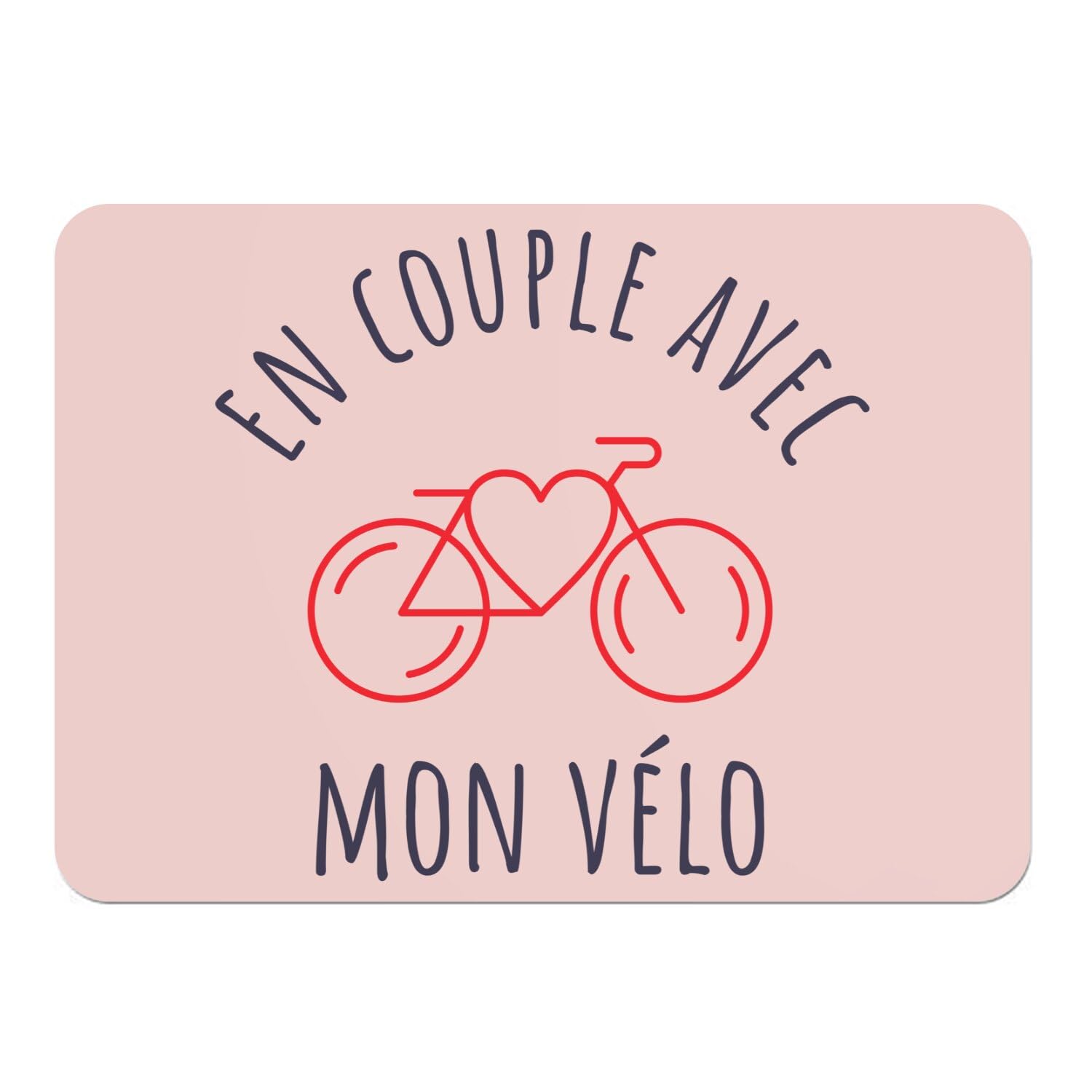 Napperons souples en liège rose vélo - Cadeau idéal grand format pour passionnés de cyclisme
