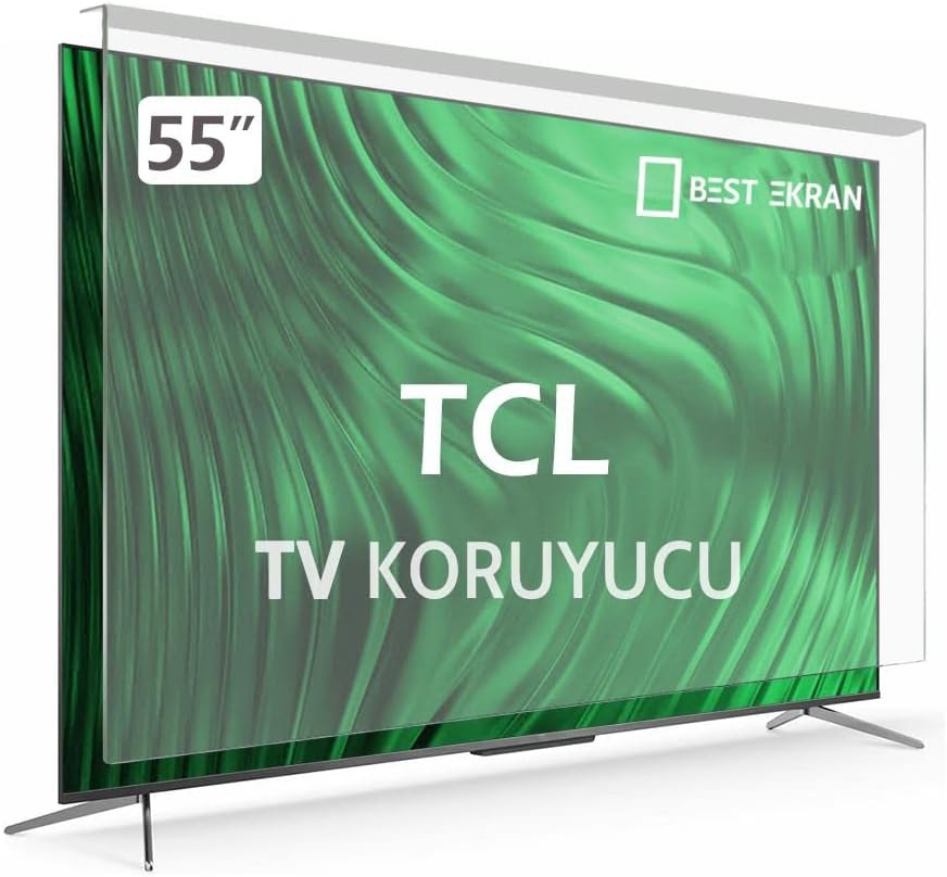 TCL 55C655 TV EKRAN KORUYUCU - Tcl 55 inç Kırılmaz Tv ekran Koruyucu