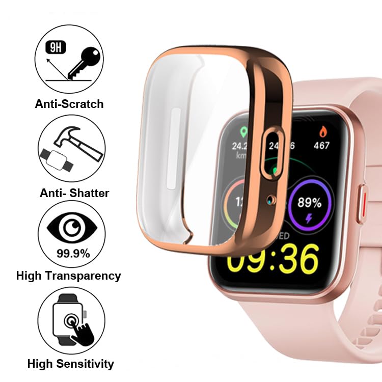Custodia Protettiva 2-in-1 Per Smartwatch 208/ID208/ID208BT: Cover Rigida + Vetro Temperato - 2