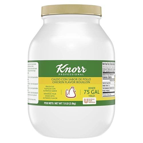 Knorr Caldo de Pollo - Base profesional de caldo de pollo comodidad estable en estantes 000oz de grasa trans 79 libras Knorr Caldo de Pollo - Base profesional de caldo de pollo comodidad estable en estantes 000oz de grasa trans 79 libras
