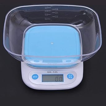 Flipco Electronic Digital 7 Kg Weight Scale LCD Kitchen Weight Scale Machine Weighing Scale - SH-125 Bowl Scale