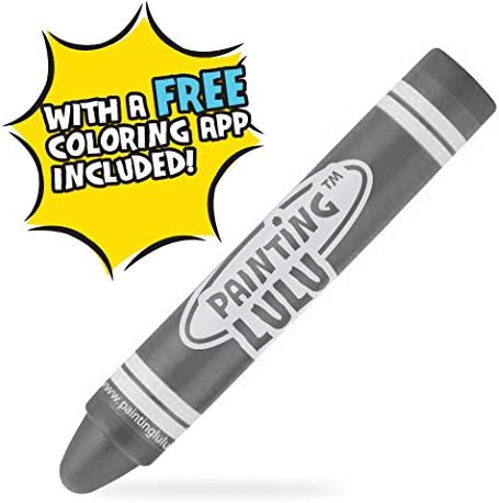 Best Stylus for Kids - Fun Crayon Stylus Pen. Black Kids Stylus for iPad, Tablets and Touch Screens