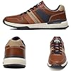 ARRIGO BELLO Mens Casual Shoes Trainer Walking Breathable Fashion Sneakers Lightweight Shoe Size 7-11UK (K Brown, 10.5) #1