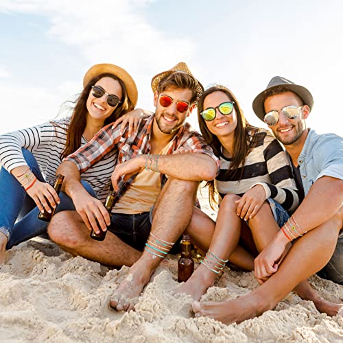 Choice Of All String Bracelets For Women Boho Waterproof Braided Bracelets Pack For Girls Friendship Bracelet Surfer Wave Bracelets Summer Bracelets Jewelry Gifts For Teen Girls #TOP4