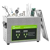 ONEZILI Ultrasonic Cleaner, Digital Ultrasonic Parts Cleaner4.5L, Professional for Cleaning Carburetor with Heater and Timer, Small Parts, Circuit Board, Eyeglasses, Dental, Jewelry