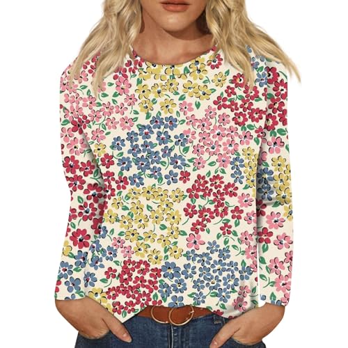 Tee chemises tendance vintage femme : top rose grande taille et blouses manches pullover