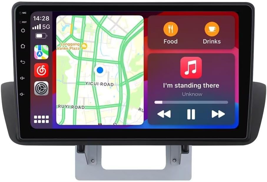 Android 13 Car Stereo Radio for Mazda BT50 2012-2018, Biorunn 9 inch GPS Wireless Wired Car-Play Android Auto IPS Touch Screen Navi WiFi FM RDS Head Unit 1GB RAM 32GB ROM