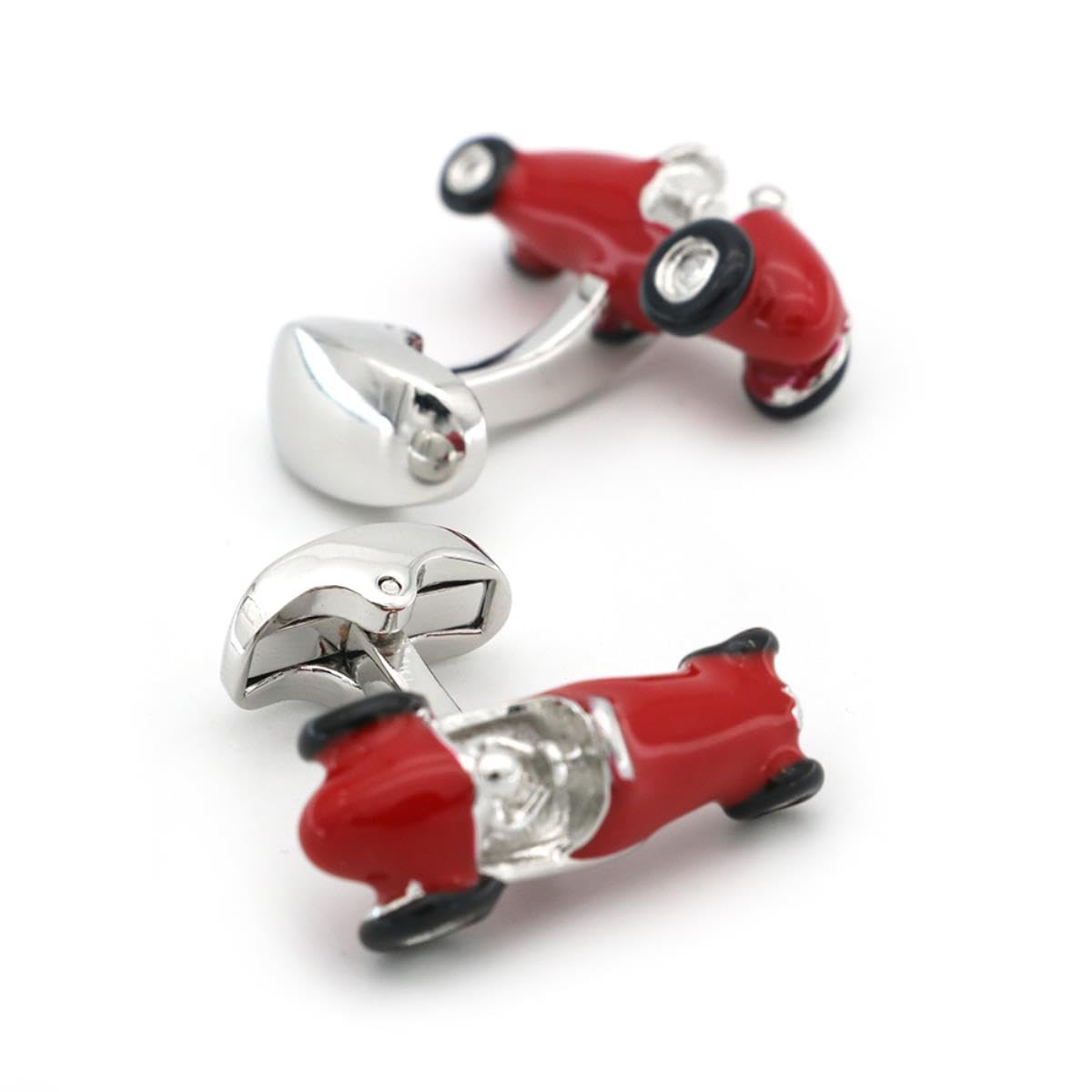 YAHOYA Boutons de Manchette de Tracteur pour Hommes Qualité Laiton Matériau Noir Couleur Nouveauté Farmer Design Boutons de Manchette