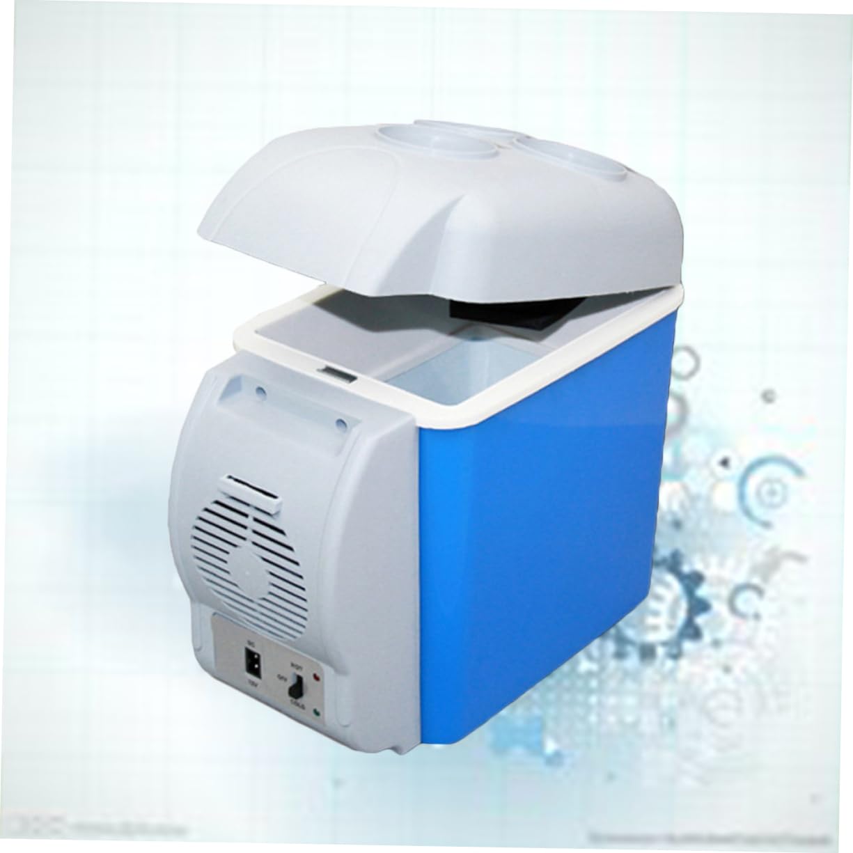 Gatuida Mini Refrigerador y Calentador para Coche 12v de 7,5l Función de Enfriamiento y Calentamiento Fácil de Transportar para Vehículo