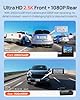 70mai Dash Cam Front and Rear - 2.5K+1080P Dual Dash Camera with HDR, Super Night Vision, F1.55 Aperture, 24H Parking Mode, Built-in Wi-Fi & GPS, G-Sensor, Loop Recording, 64GB Card Included (A410) #1