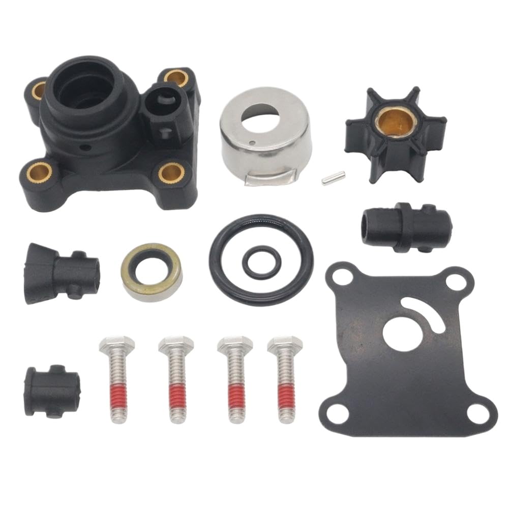 Kit Riparazione Pompa Acqua Girante Compatibile Con Motori Fuoribordo 9.9HP e 15HP Sostituisce 394711 391698 Sierra 18-3327