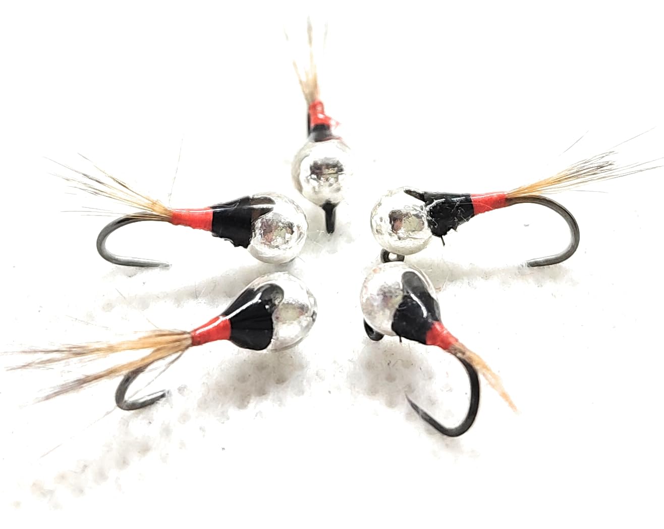 Perdigones Tornado Jig (Red/Black) 9pcs