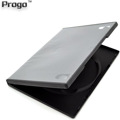 Miniatura 2 de Paquete de 50 fundas de DVD estándar negras individuales de 0.551 in