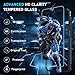 Janmitta Compatible with Samsung Galaxy A26 5G Case Built in Slide Camera Lens Cover+Screen Protector+Finger Ring Holder Kickstand,Heavy Duty Shockproof Full Body Phone Cover,2025 Blue