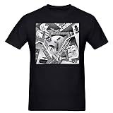 adx33gvbnu escher t shirt mc escher t-shirt black m