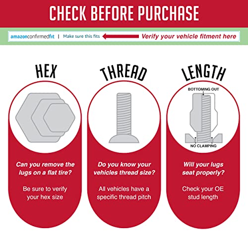 Wheel Accessories Parts 20 Pieces M12 1.50 12X1.5 Thread Bulge Acorn 1.38" Long Lug Nut Chrome 3/4" 19Mm Hex Fits Many Chevy Honda Toyota Passenger Vehicles #TOP4