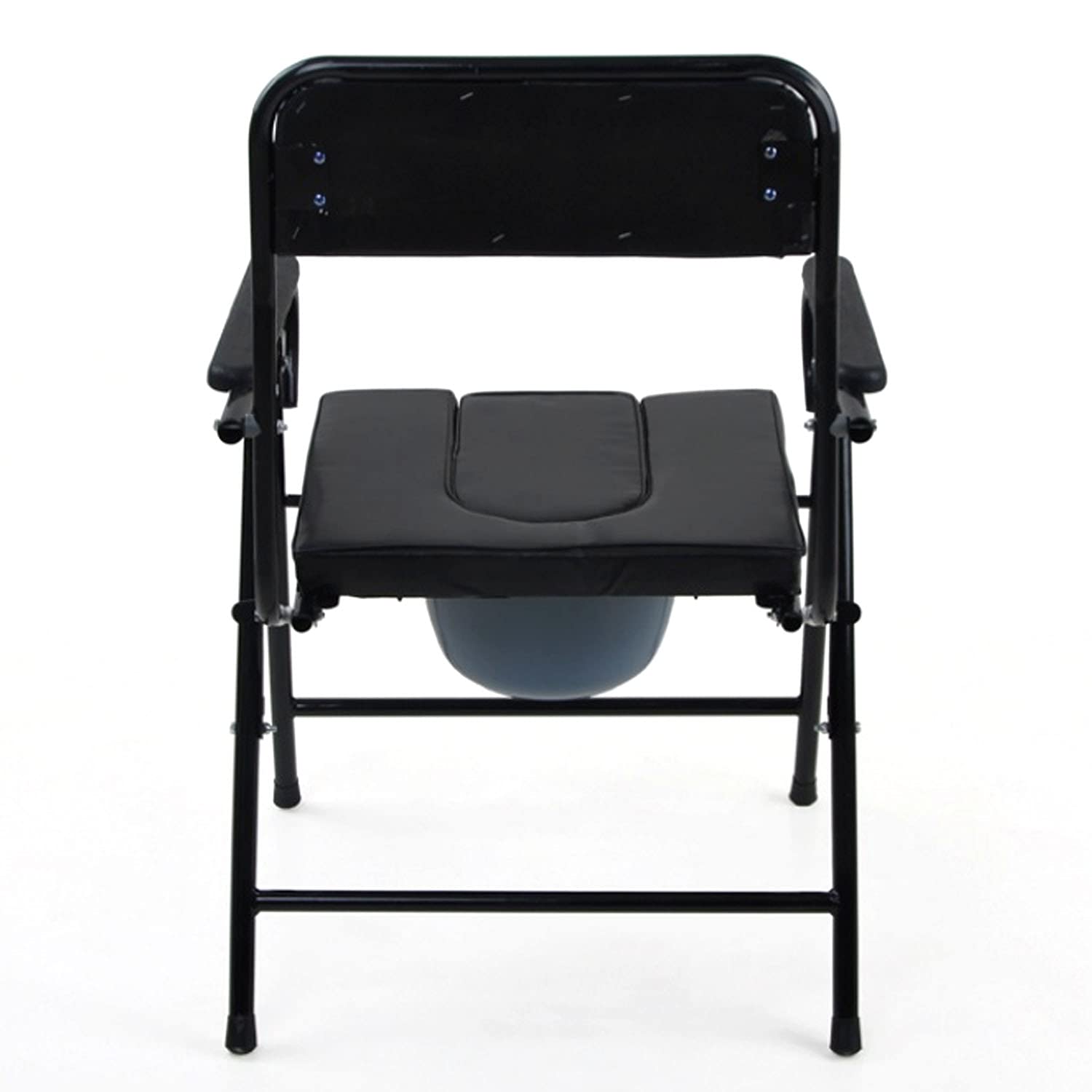 BHGFYXBS Commode Chair Commode Folding Bedside Chair, Toilet With Padded Seat Multifunctional Shower Chair For Adult Elderly Handicap,