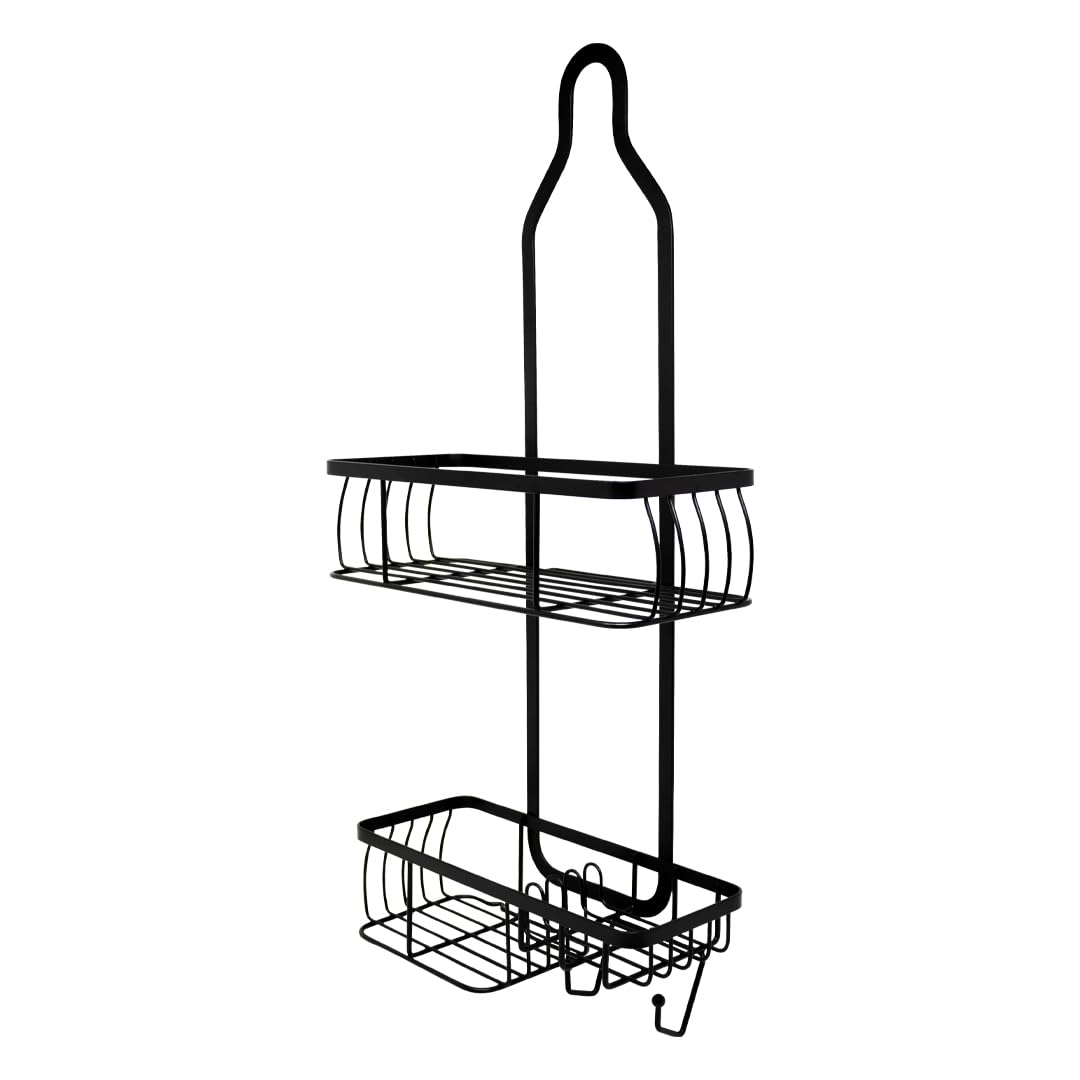 IDE N 2-Tier Bathroom Shower Caddy Organizer 19 88 x 11 81 x 5 11 inches Storage Rack