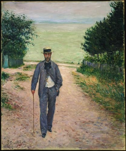 Tableau Poussette de Gustave Caillebotte impression sur toile 60x90cm