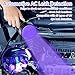 Orizizhic Auto Air Conditioner Leak Detector, Flashlight UV Oil Dye Leak Detection Kit AC Leak Detector Kit with Protective Glasses, AC UV Light Oil Dye Leak Test Detection Kit