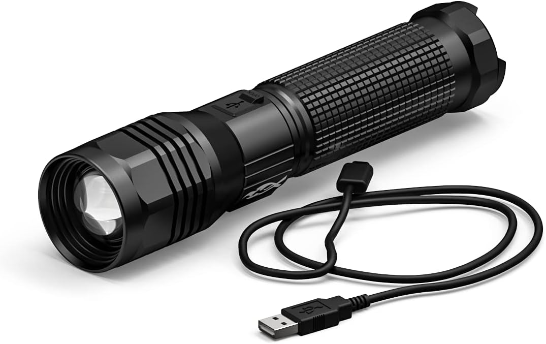 Feniex Guardian | Adjustable, Rechargeable Tactical Flashlight | Security Flashlight