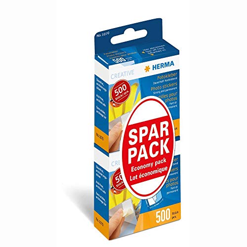 Preisvergleich Produktbild HERMA 1075 Fotokleber Sparpack 2 x 500 Stück