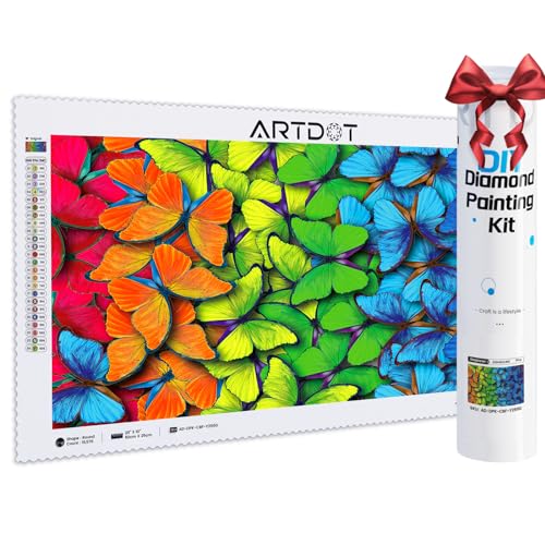 ARTDOT 5D Diamond Art Kits for Adults, Licensed Full Drill Diamond Painting Kits for Home Wall Decor, Gifts for Women Mom(9.8x19.7 Inches)