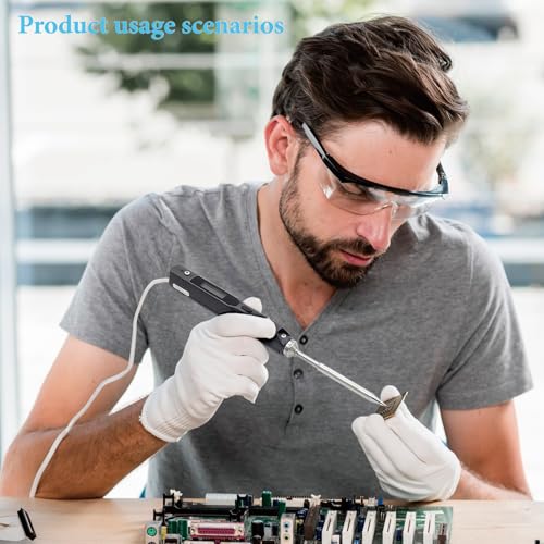 Image of TS100-J02 Soldering Iron Tips, Rapid Heating Replacement Solder Tips Compatible with TS100, TS101, Pine64 and Pinecil Soldering Irons -Accurate Soldering Easy to Install