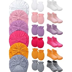 Leumoi 18 Pieces Newborn Baby No Sc...