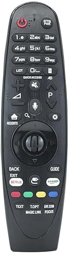Generic Parte OEM - Control remoto mágico por voz AN-MR19BA compatible con modelos LG Smart TV 2019 75SM9070PUA, negro