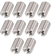 10 sztuk gwintowanych nakrętek redukcyjnych, gwint wewnętrzny M5 x 0,8 mm, gwint zewnętrzny M8 x 1,25 mm, długi...