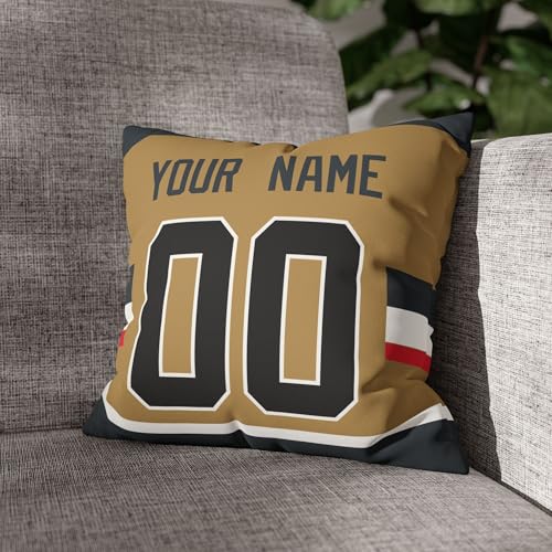 Image of ANTKING Vegas Throw Pillow Personalized Custom Any Name and Number for Men Women Boy Gifts