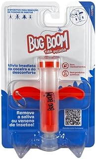 DISPOSITIVO P/ALÍVIO DA COCEIRA CAUSADA POR PICADAS DE INSETOS - TIRA PICADA BUG BOOM - LARANJA